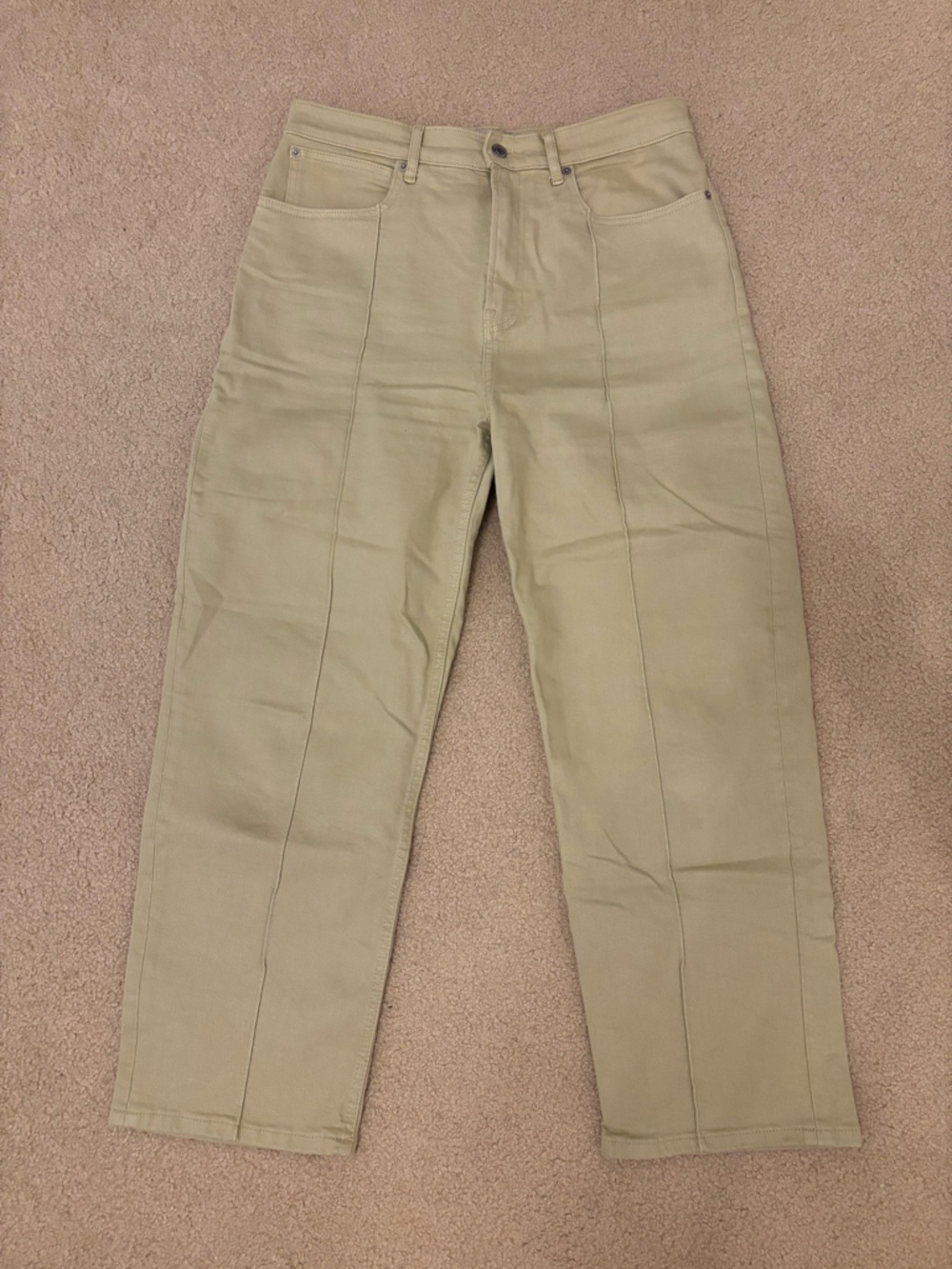 Everlane The Way-High Jean - Green Tea